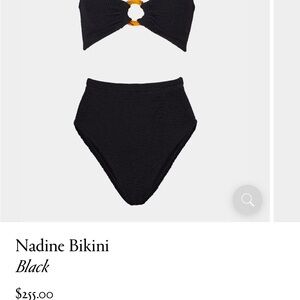 Hunza G Nadine Black Bikini